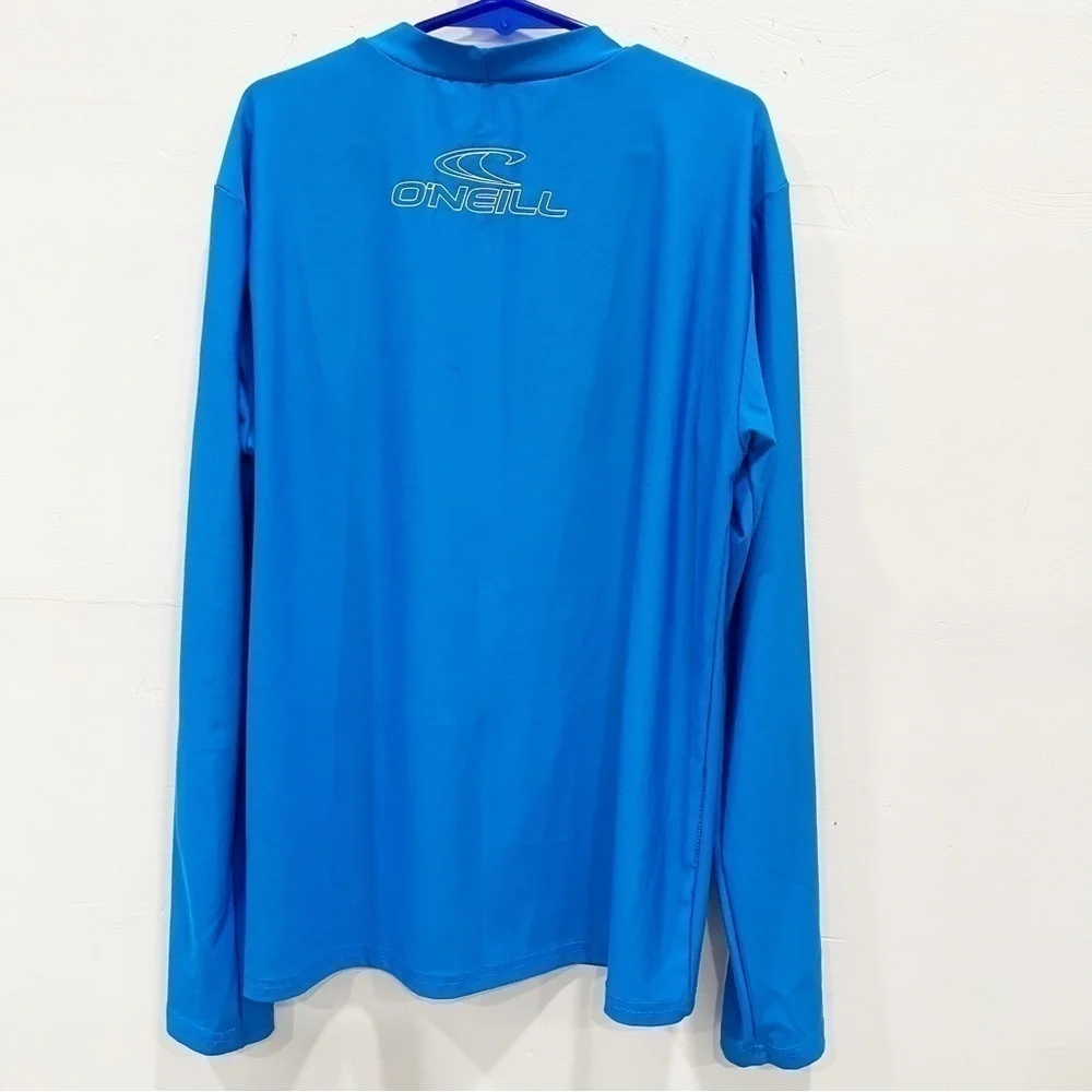 O’Neill Youth Basic Skins 50+ Long Sleeve Sun Shirt Blue Size 12 Rashguard